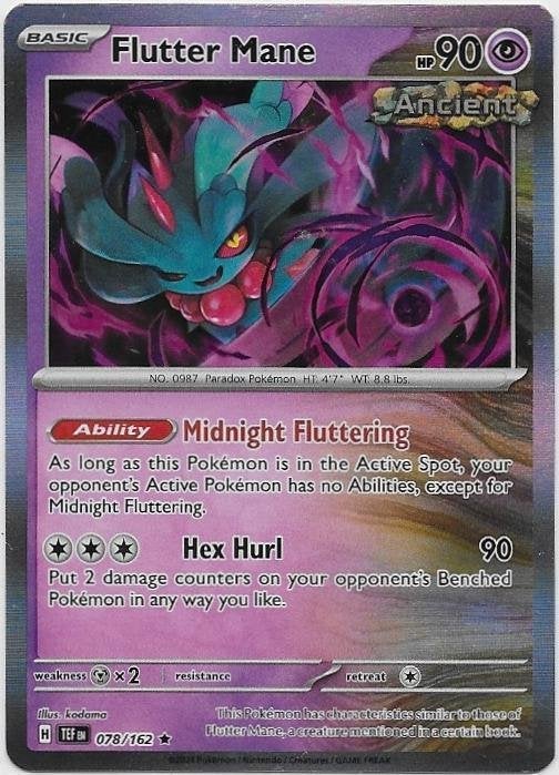 Temporal Forces,  Flutter Mane [holo] 78/162, Verzenden, Nieuw, Losse kaart