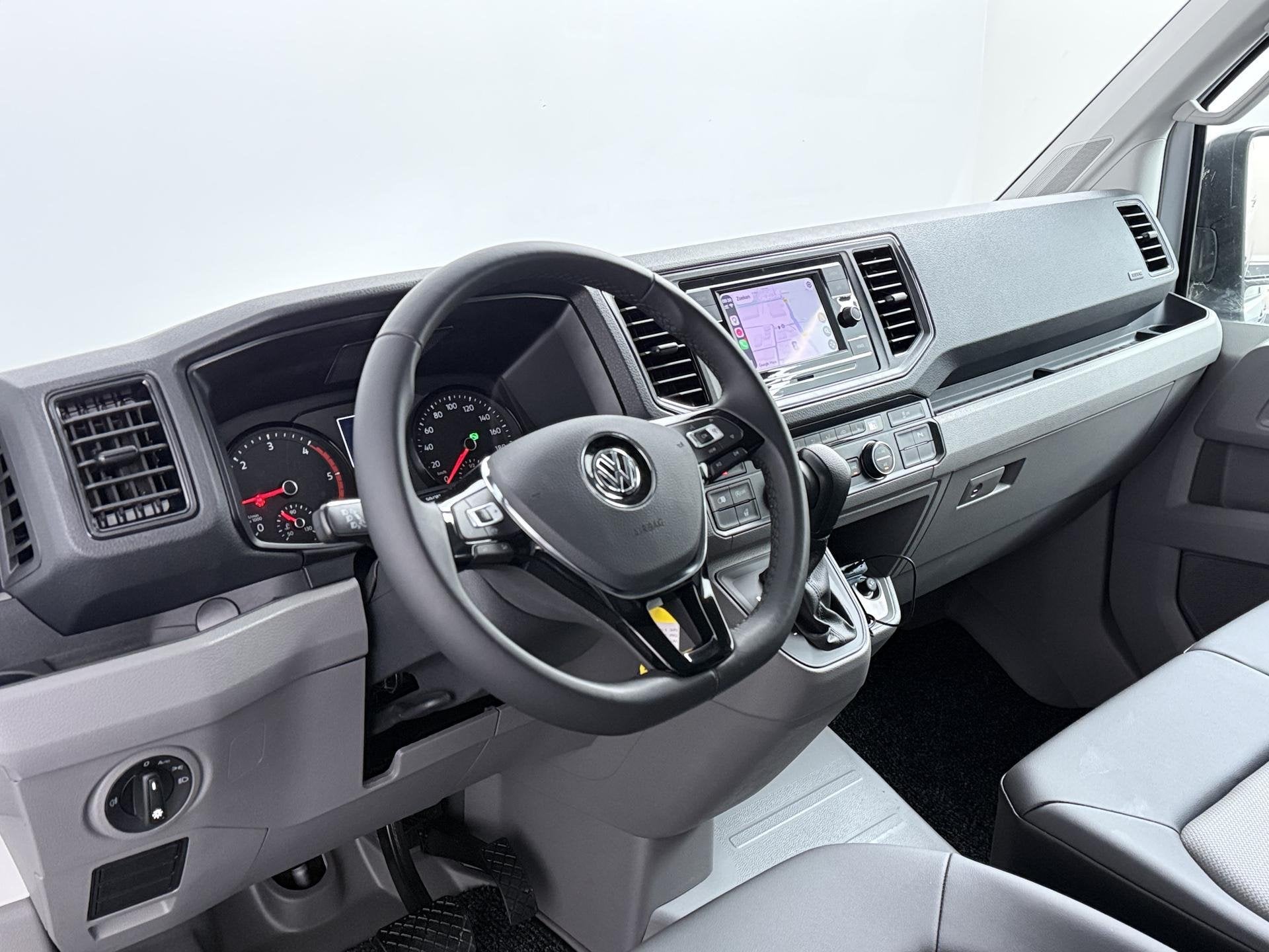 Volkswagen Crafter 35 2.0 TDI L4H3 Comfortline Automaat 140p, Auto's, Dealer onderhouden, Stof, Gebruikt, 4 cilinders