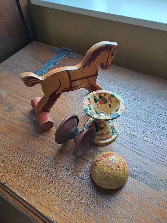 oud speelgoed in 1 koop, Verzenden