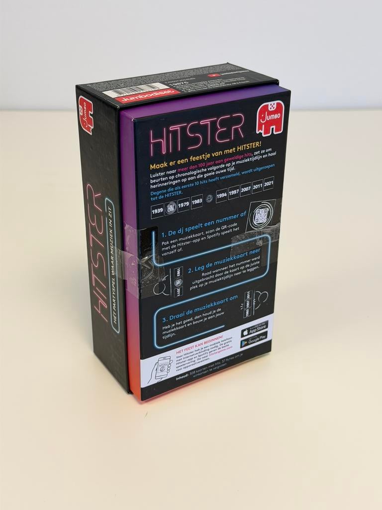 Hitster Partyspel Jumbo Muziekspel Nederlands Nieuw spel, Nieuw, Ophalen of Verzenden, H, H