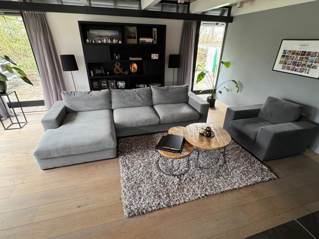 Urban sofa loungebank inclusief urban sofa stoel, Ophalen of Verzenden, Zo goed als nieuw, Stof