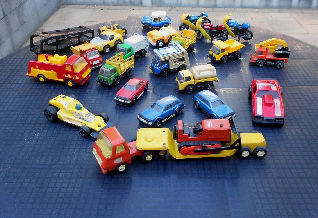 Tonka vintage auto’s / vrachtauto’s / raceauto's / etc., Verzamelen, Ophalen of Verzenden, Gebruikt