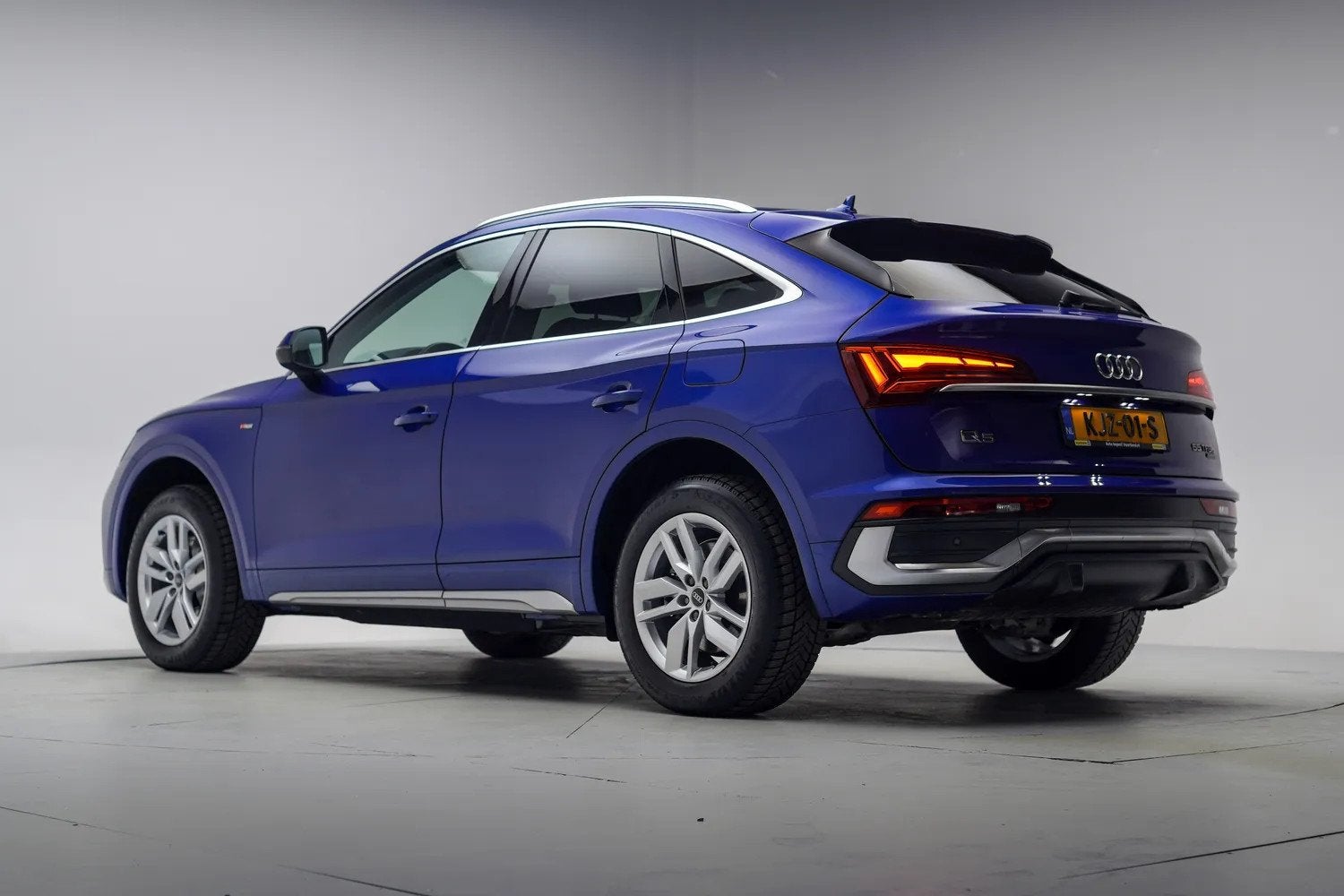 Audi Q5 Sportback 55 TFSI e S-Line Edition [ Matrix-LED Mass, Auto's, Audi, Automaat, Gebruikt, 4 cilinders, Blauw