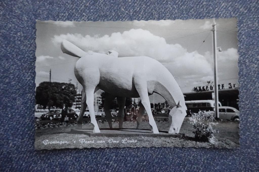 Groningen. ’t Peerd van Ome Loeks, Ophalen of Verzenden, 1960 tot 1980, Ongelopen, Groningen