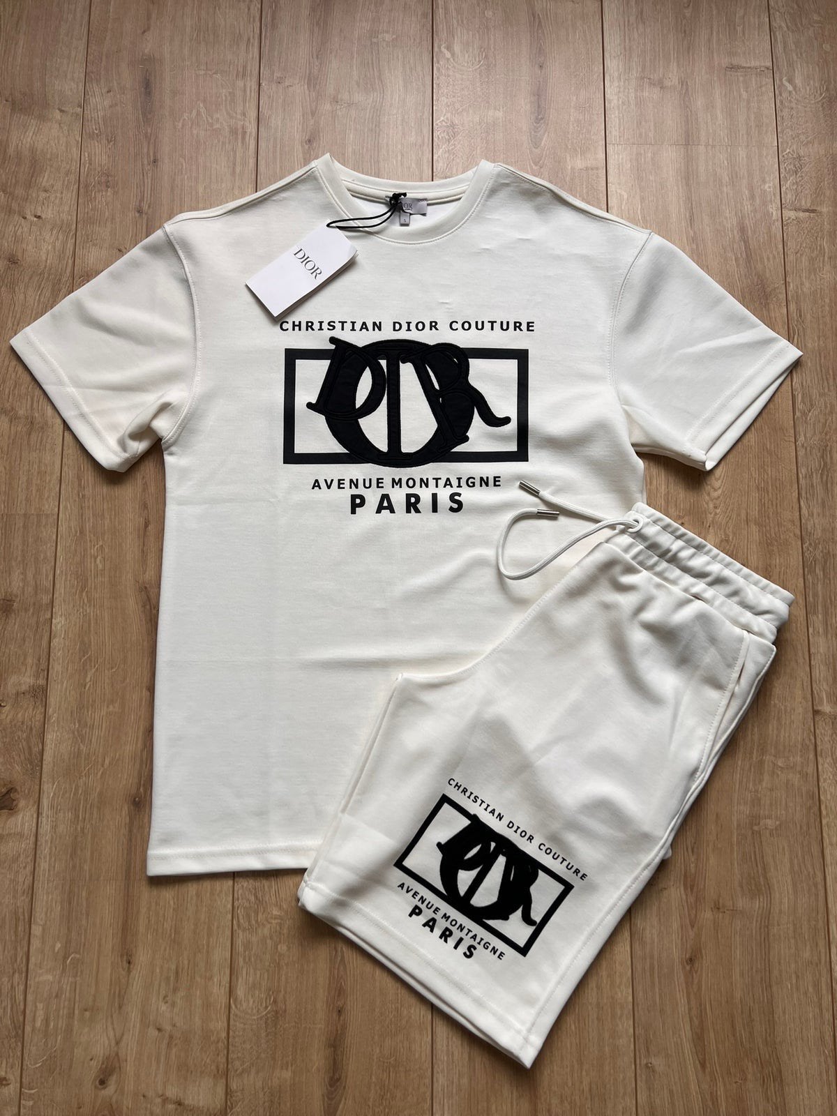 Dior zomersetje maat xl, Ophalen, Zo goed als nieuw, Maat 56/58 (XL), Zwart