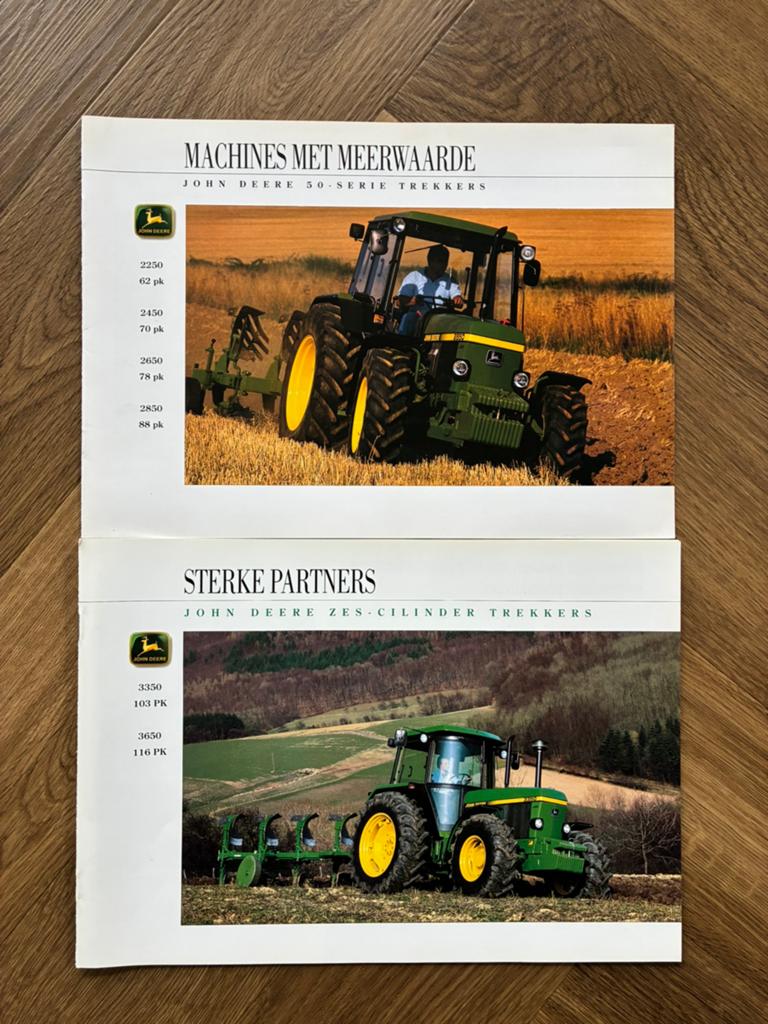 Folder van john deere 50 serie, Ophalen of Verzenden, Zo goed als nieuw, Folder