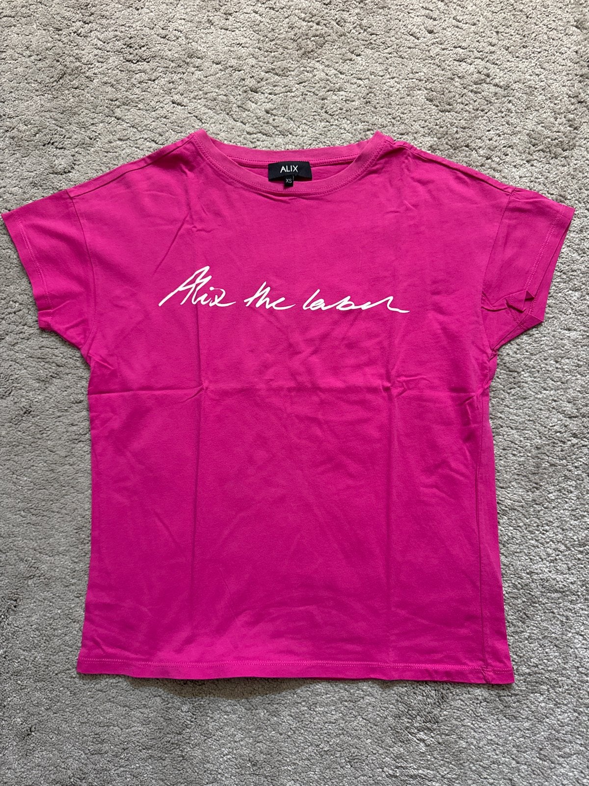 Alix the label T-shirt fuchsia maat XS, Ophalen of Verzenden, Zo goed als nieuw, Korte mouw, Roze