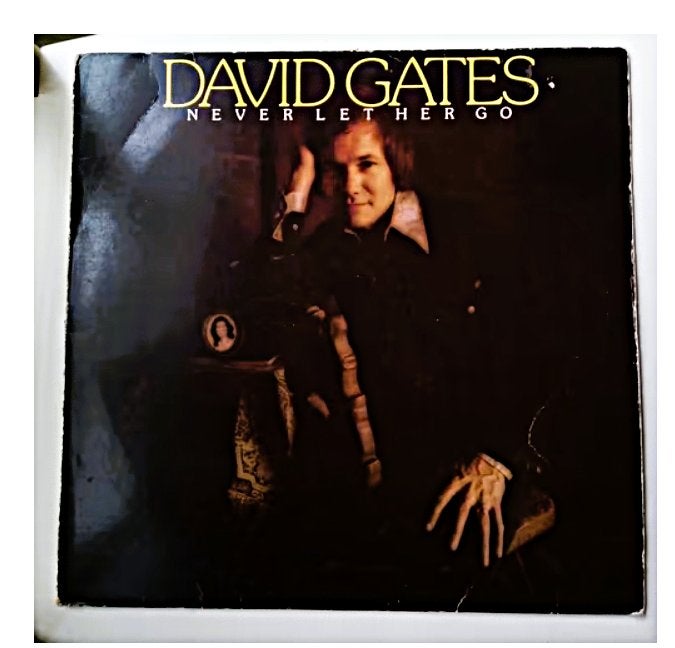 original lp- david gates- never let her go *1975*, Cd's en Dvd's, LP, Gebruikt, Pop, Ophalen of Verzenden