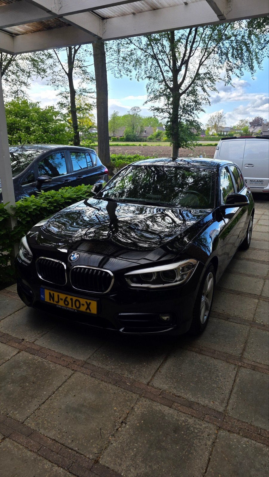 BMW 1-Serie 2.0 120I 5DR 2017 Zwart, Auto's, Achterwielaandrijving, 4 cilinders, Zwart, Origineel Nederlands