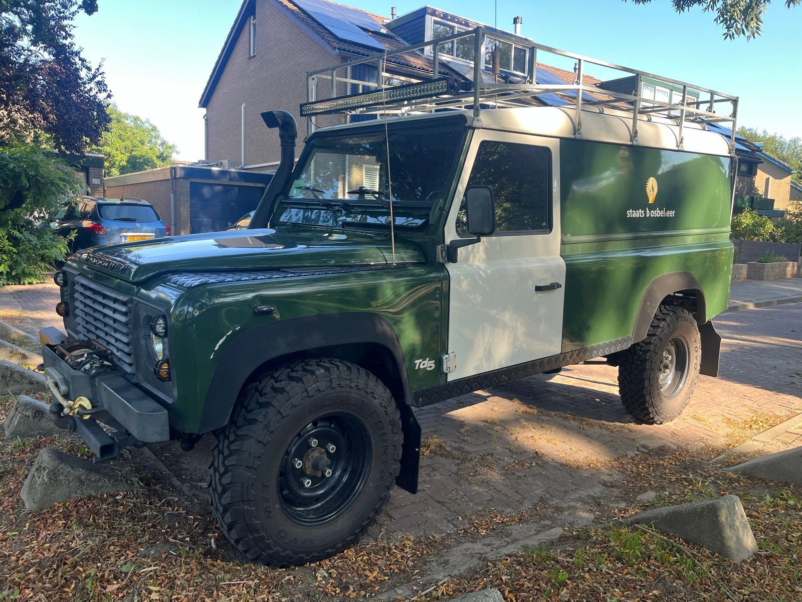 Land Rover Defender 110 Hardtop TD5, Stof, 2495 cc, 160 pk, Origineel Nederlands