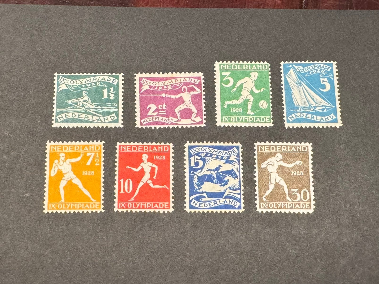 1928 Olympiade Amsterdam NVPH nr 212-219 ongestempeld, Verzenden, T/m 1940