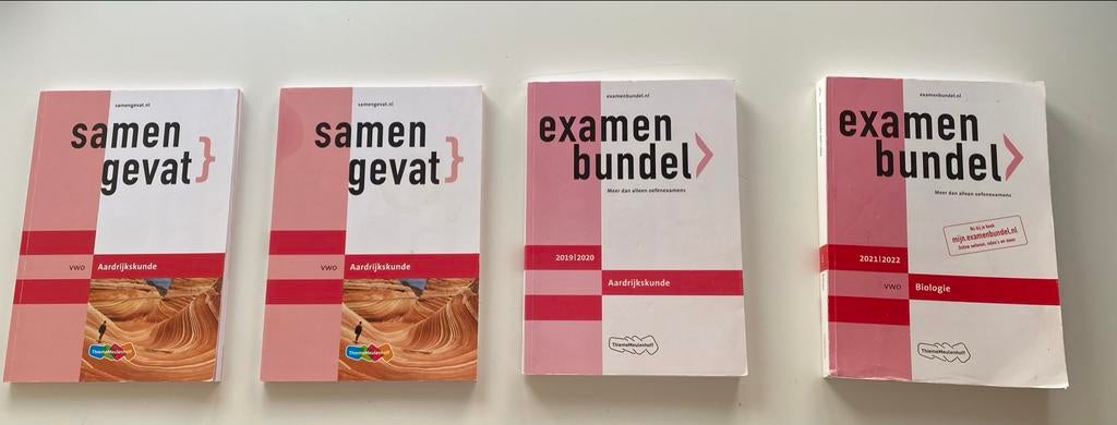 Examenbundels en Samengevat VWO Biologie & Aardrijkskunde, Ophalen of Verzenden, Zo goed als nieuw, VWO, Biologie