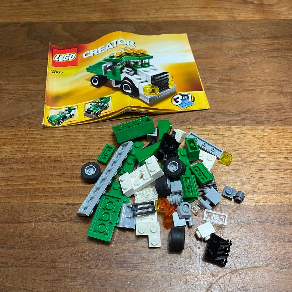 Lego Creator 5865 3-in-1 Mini kiepwagen, Ophalen of Verzenden, Gebruikt, Complete set, Lego