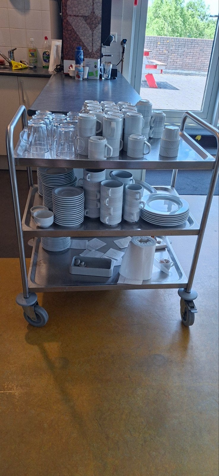 Koffie kar prijs is per kar, Ophalen of Verzenden, Transportkar
