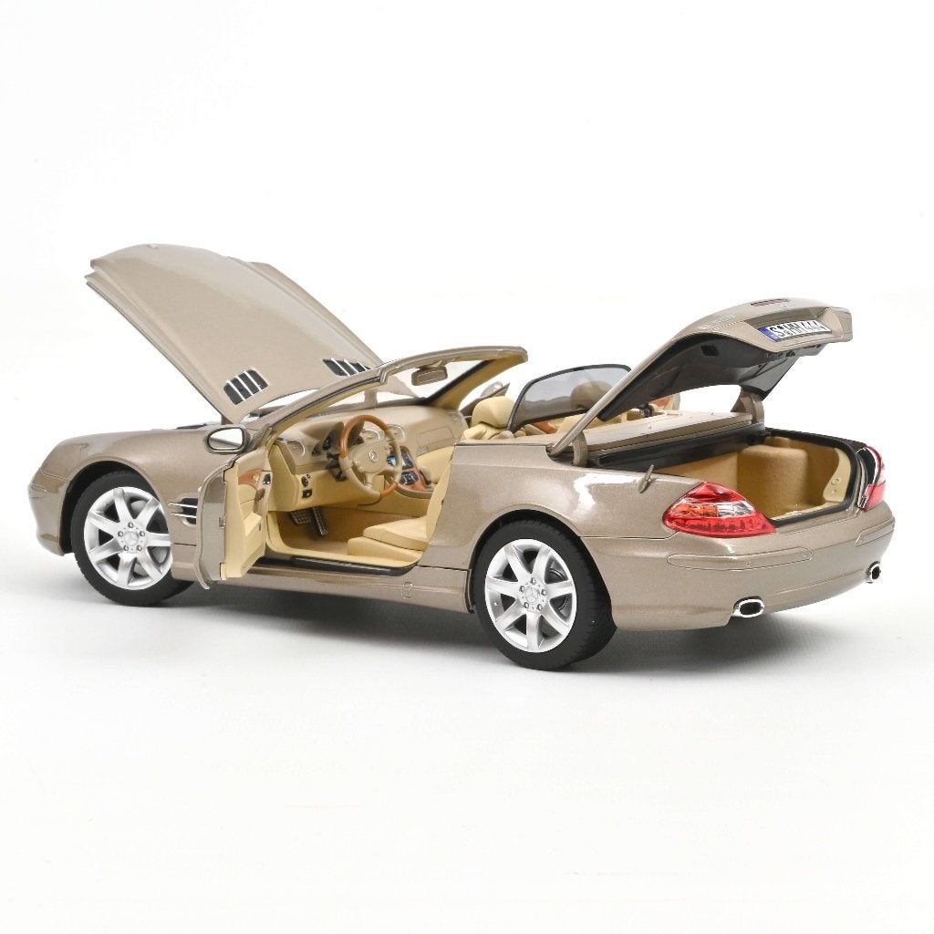 Mercedes Benz SL 500 2003  Beige schaal 1/18  NOREV 183843, Hobby en Vrije tijd, Modelauto's | 1:18, Verzenden, Nieuw, Auto, Norev
