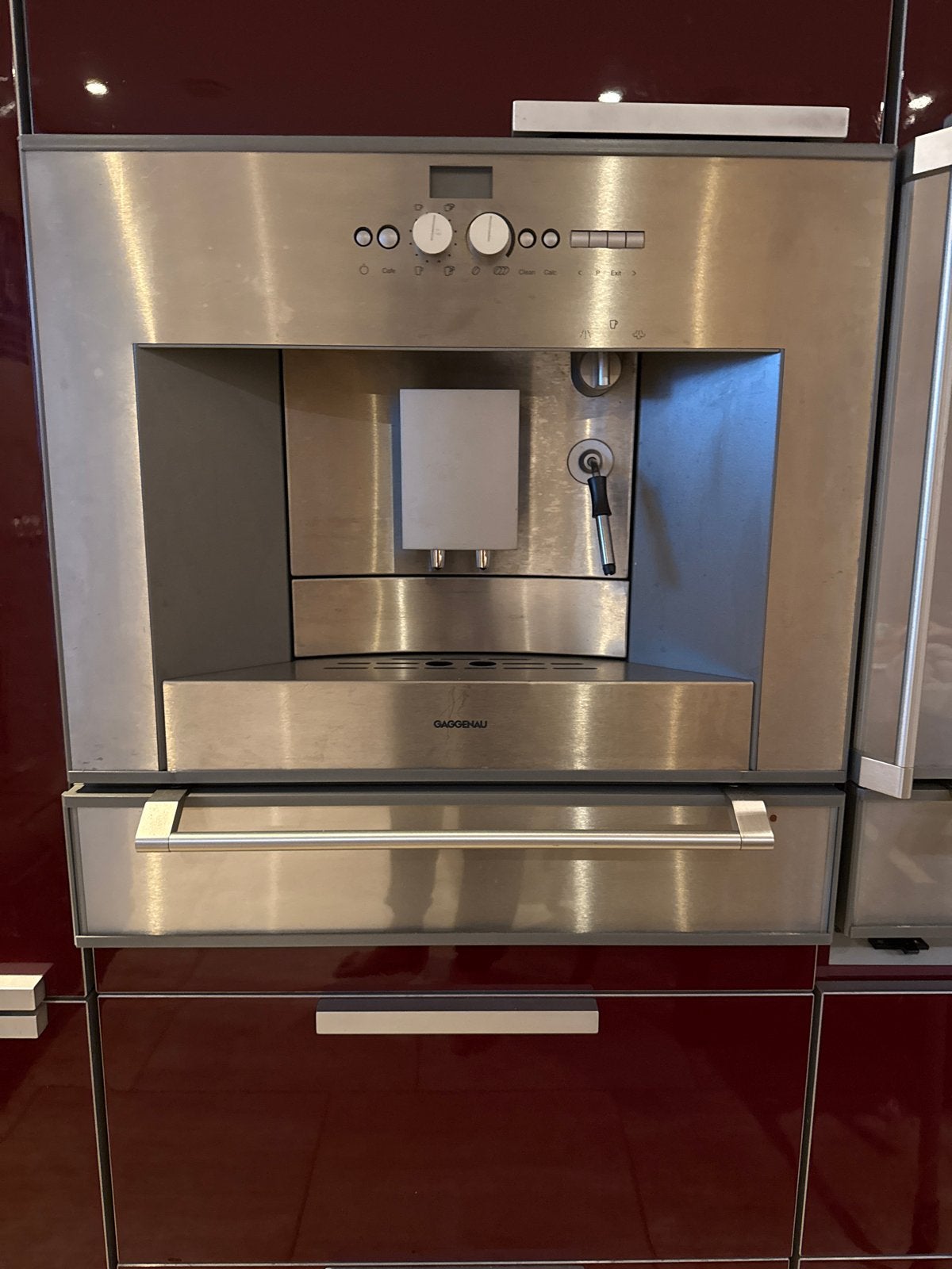 Goed werkende Gaggenau koffiemachine en oven, Gebruikt, Koffiemachine, Koffiebonen, Ophalen