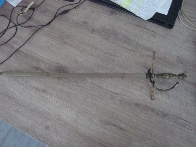 zwaard bewerkt, Ophalen of Verzenden