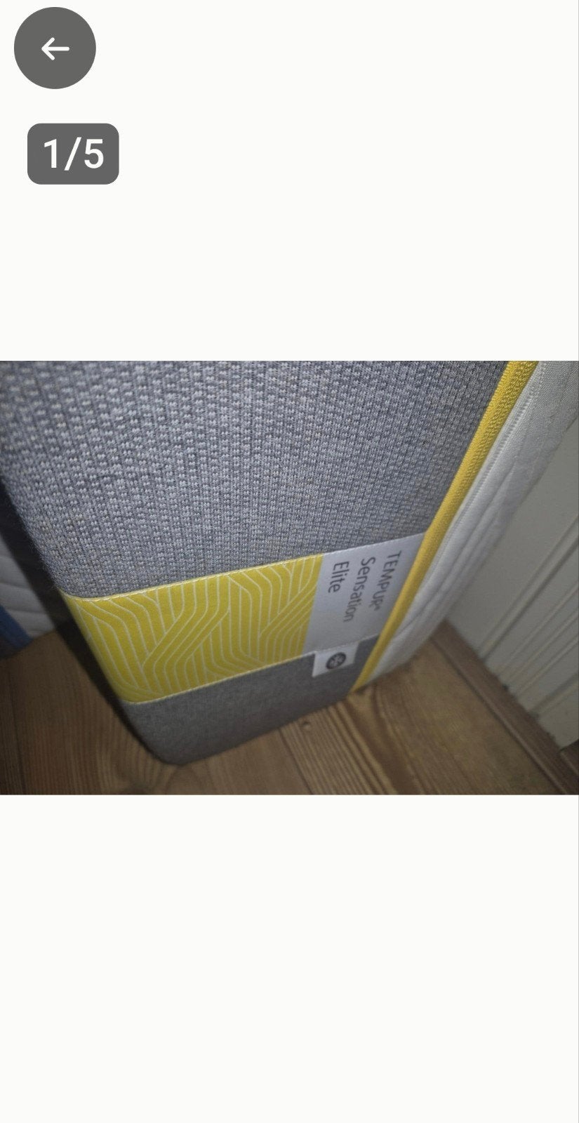 2 tempur matrassen elite en cloud 90 x 210, Ophalen, Gebruikt, 90 cm, 210 cm