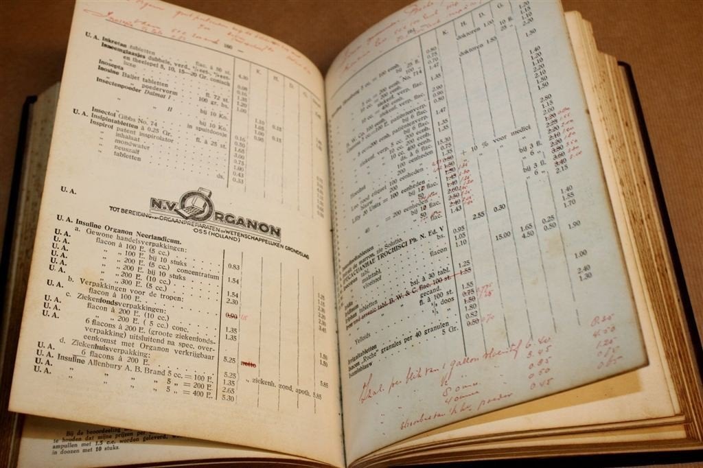 Prijscourant 1933 — Apothekers Groothandel — Zeldzaam, Ophalen of Verzenden, Gelezen