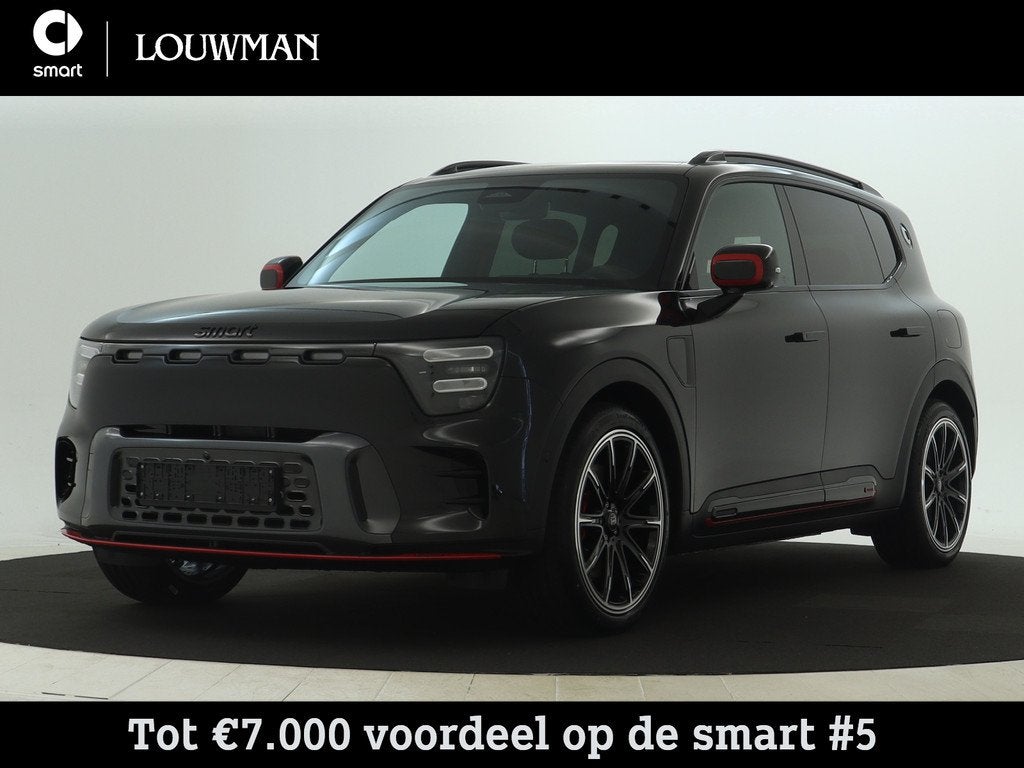 Smart #5 Brabus 100 kWh | Akoestische voorruit | Panoramisch, Auto's, Smart, Bedrijf, Te koop, Overige modellen, 360° camera, 4x4