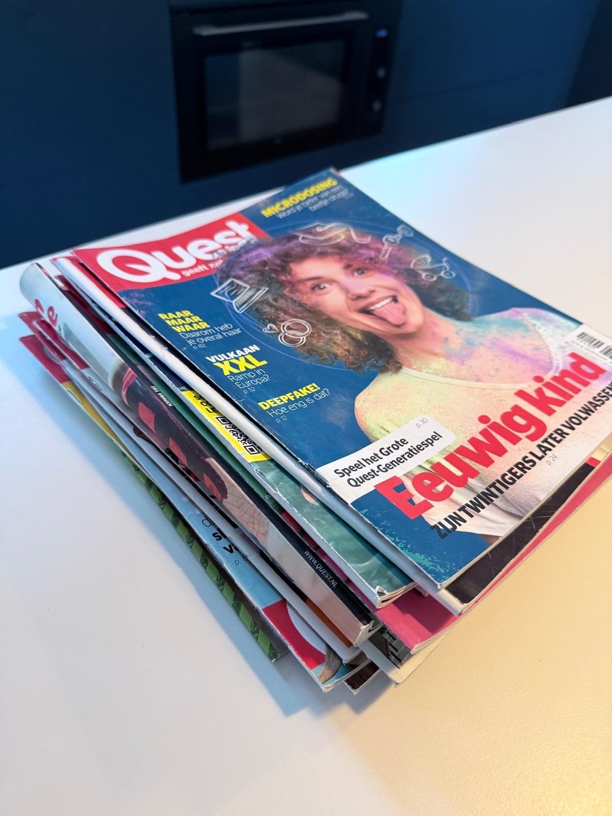 12 Quest magazines uit 2019-2023 - Wetenschap & Natuur, Boeken, Ophalen of Verzenden, Gelezen, Wetenschap en Natuur
