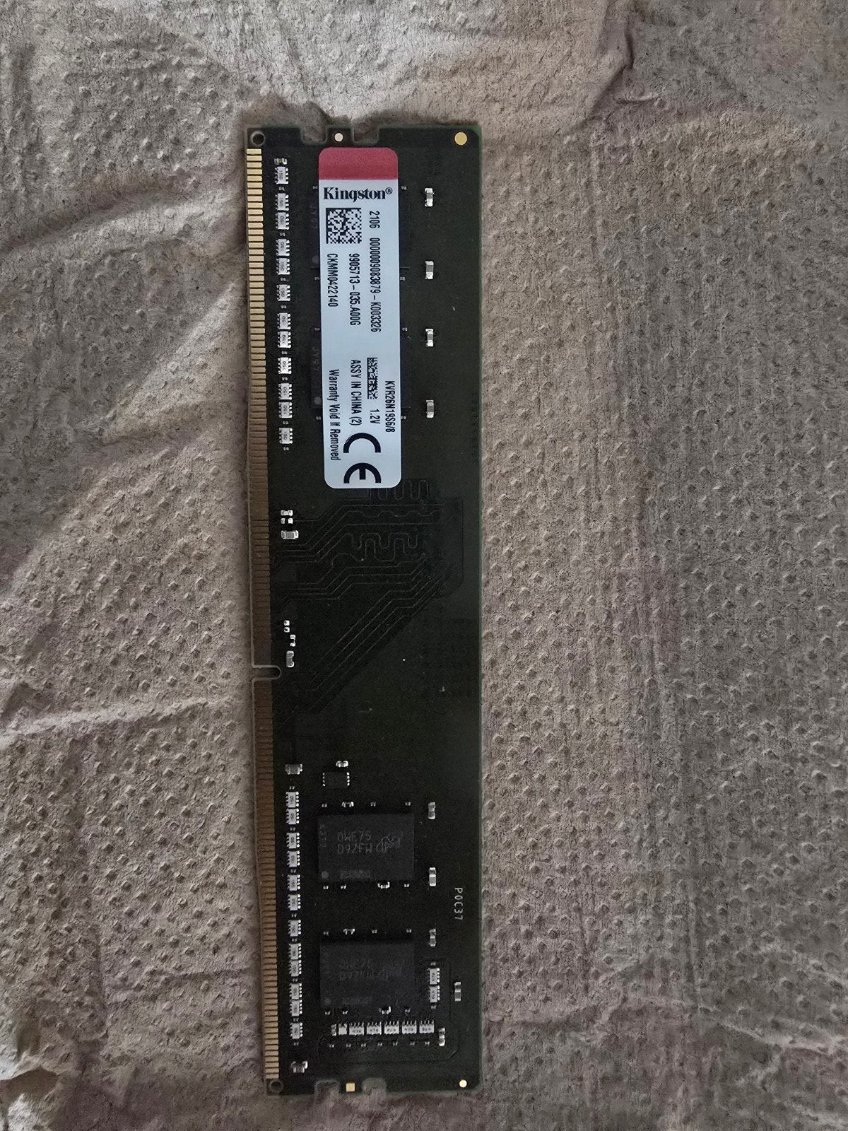 Kingston KVR26N19S6/8 8GB DDR4 RAM Geheugenmodule, Computers en Software, RAM geheugen, Gebruikt, Server, DDR4, 8 GB