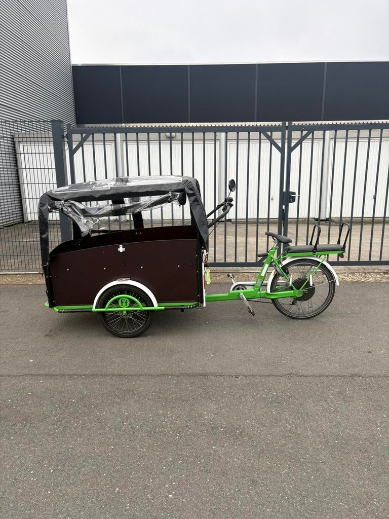 BSO - KDV XL E bakfiets ZGAN, Fietsen en Brommers, Fietsen | Bakfietsen, Ophalen, 4 kinderen of meer, Huif, Fietsfabriek