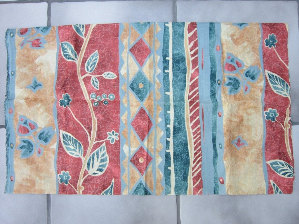 Lap Veelkleurige stof. Nieuw! Katoen Lang 80cm. Breed 140cm., Hobby en Vrije tijd, Stoffen en Lappen, Meerkleurig, 120 cm of meer