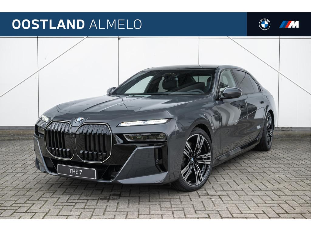 BMW 7 Serie 750e xDrive M Sport Automaat / Panoramadak Sky L, Auto's, Automaat, Zwart, Leder, Bedrijf
