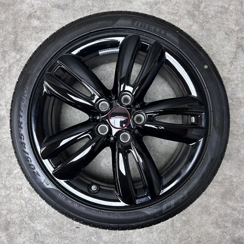 17 inch originele JCW velgen zomerbanden Mini Cooper One JCW, Auto-onderdelen, Gebruikt, -, -, Banden en Velgen