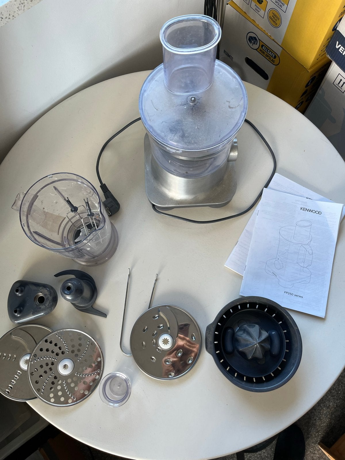 Kenwood Multipro Compact Foodprocessor FP250 Series, Ophalen, Gebruikt, 2 snelheden, 2 tot 3 liter