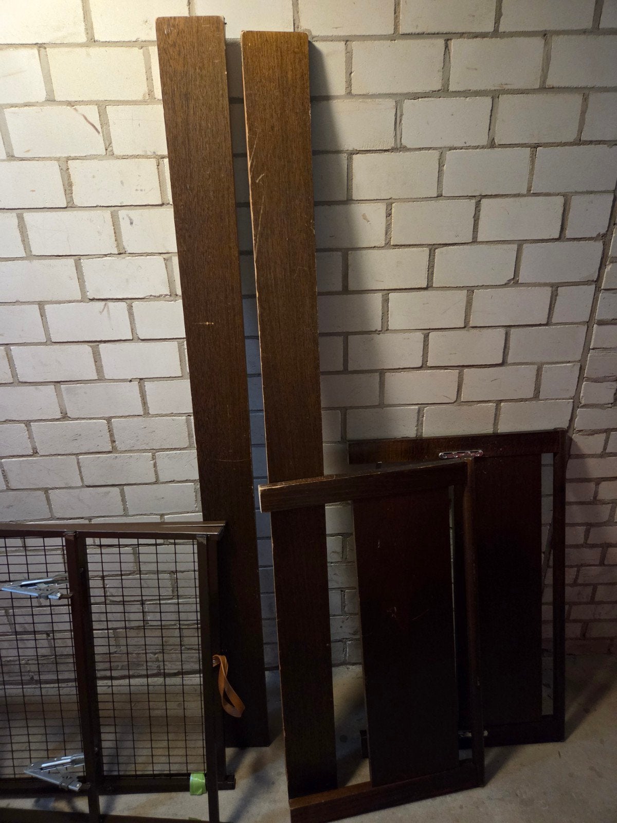 Eenpersoonsbed met lattenbodem - Gebruikt, Gebruikt, 90 cm, Eenpersoons, Bruin