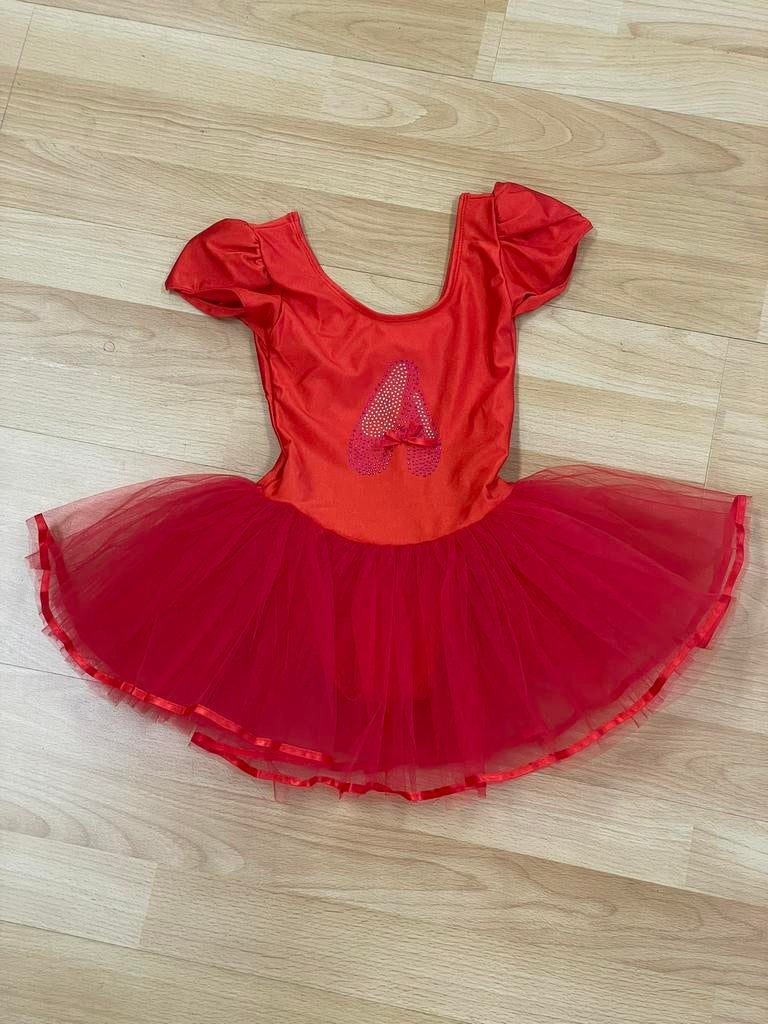 Nieuw rood balletpakje - maat 128/134, Sport en Fitness, Ballet, Ophalen of Verzenden, Nieuw, Kleding