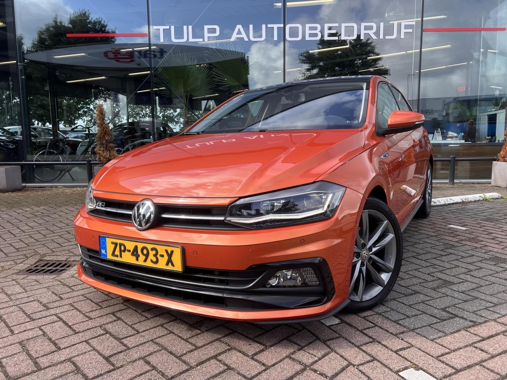 Volkswagen Polo 1.0 TSI Highline Business R DSG NLauto NAP, Auto's, Volkswagen, Stof, Gebruikt, Overige kleuren, Automatische klimaatregeling