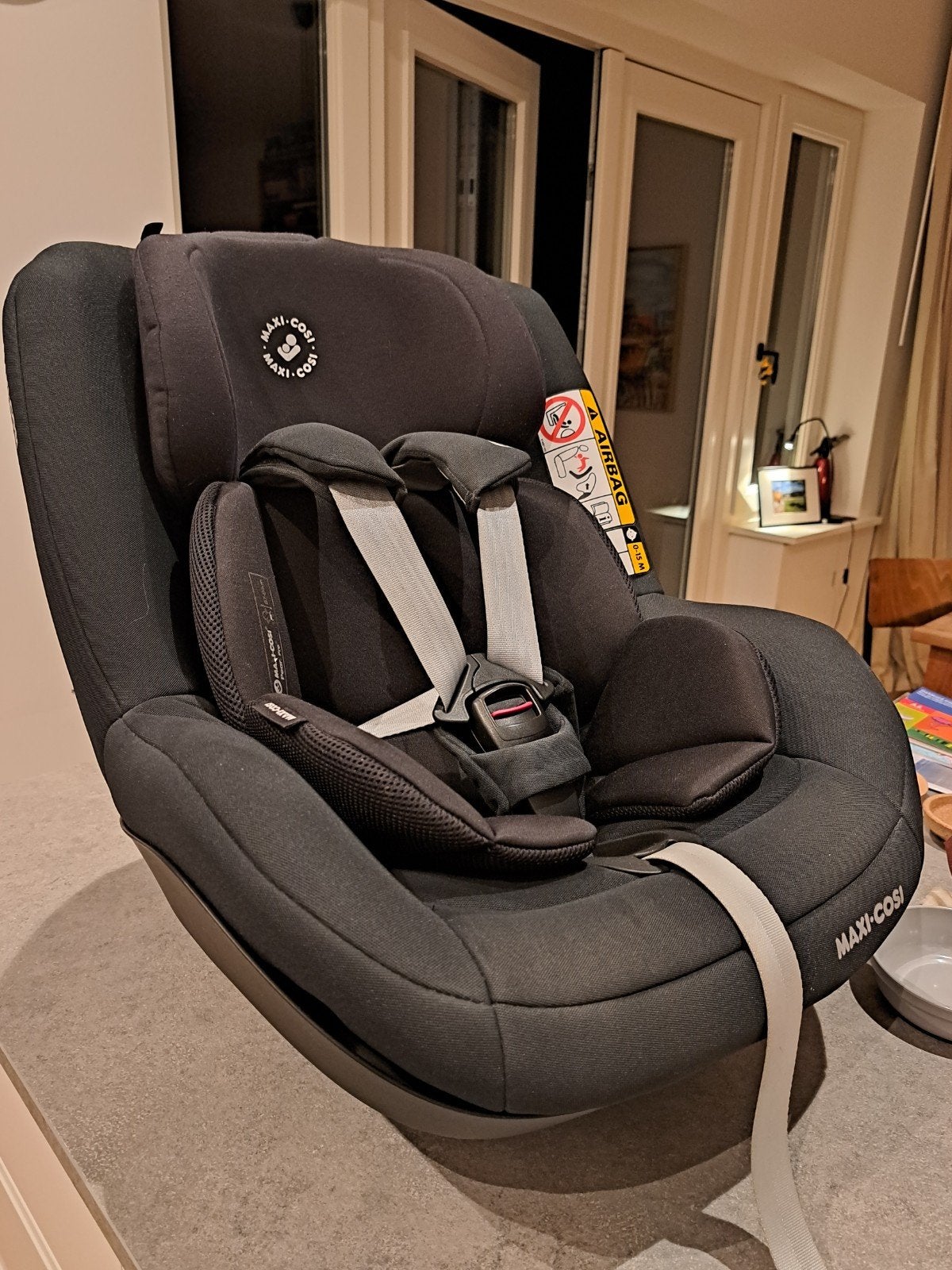 Maxi-Cosi Pearl Pro2 i-Size Autostoeltje Authentic Black, Kinderen en Baby's, Autostoeltjes, Ophalen, Verstelbare rugleuning, Gebruikt