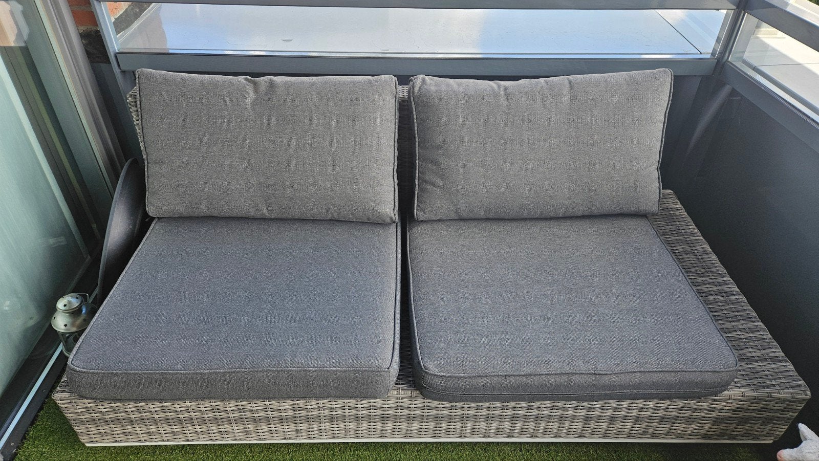 Comfortabele loungeset, Ophalen, 5 zitplaatsen, Zo goed als nieuw, Loungeset