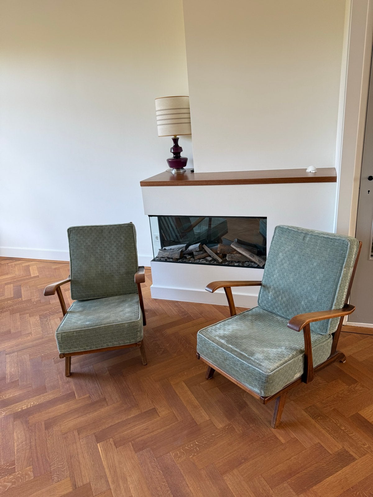 Vintage Fauteuils (2 stuks) - Jaren '60 Stijl, Ophalen, Gebruikt, Twee, Overige kleuren