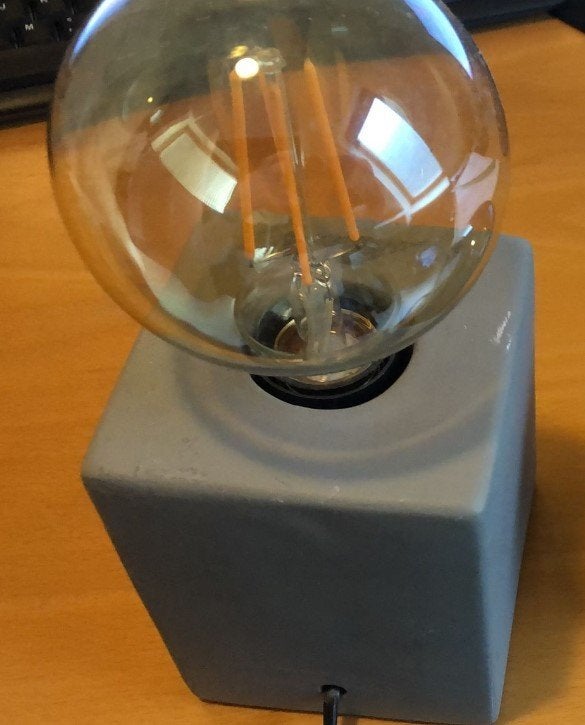 LED-lamp, Huis en Inrichting, Ophalen, Grijs, Zo goed als nieuw