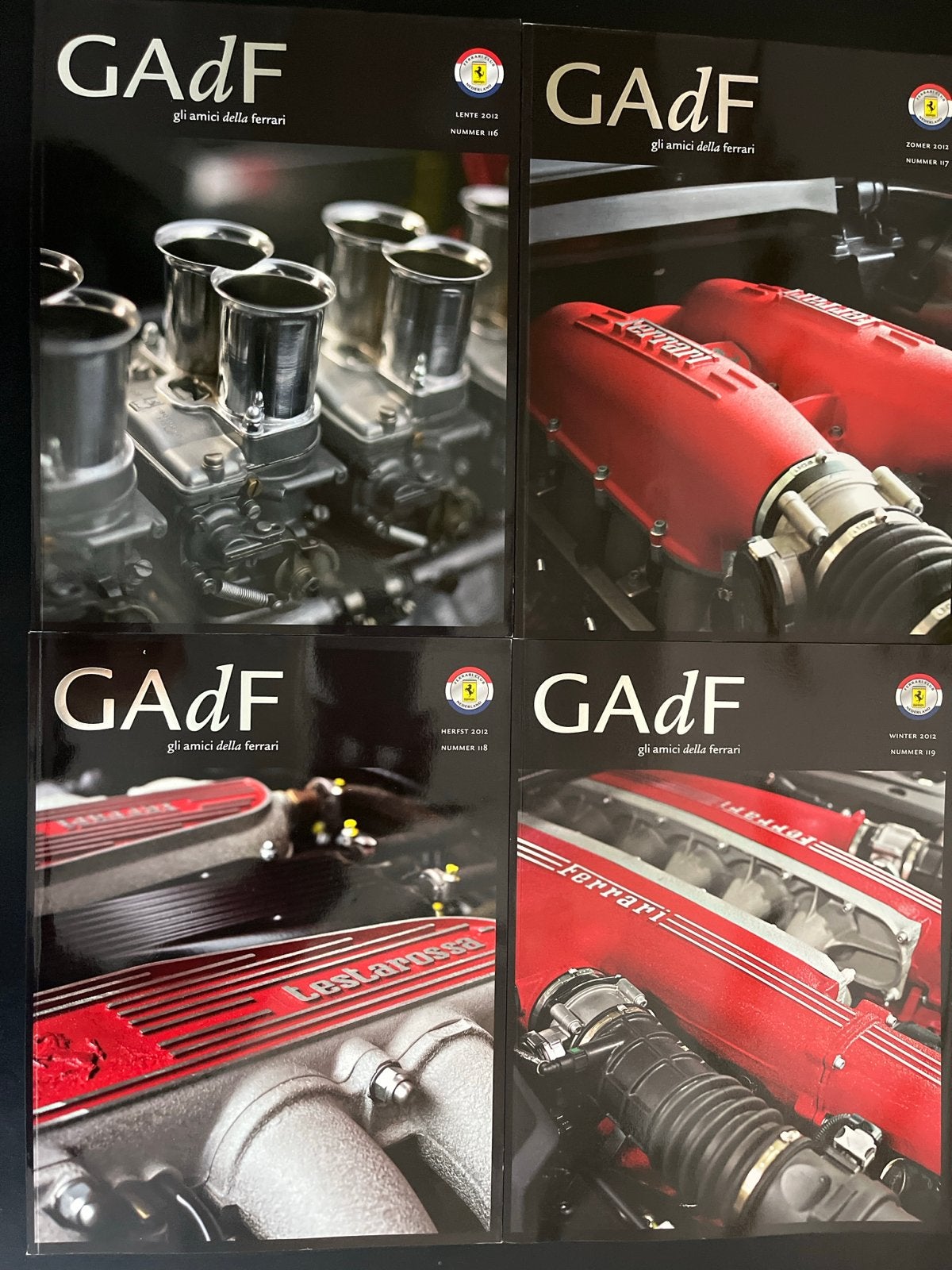 GAdF gli amici della ferrari magazines 2012-2013, Ophalen of Verzenden, Gelezen, Overige typen