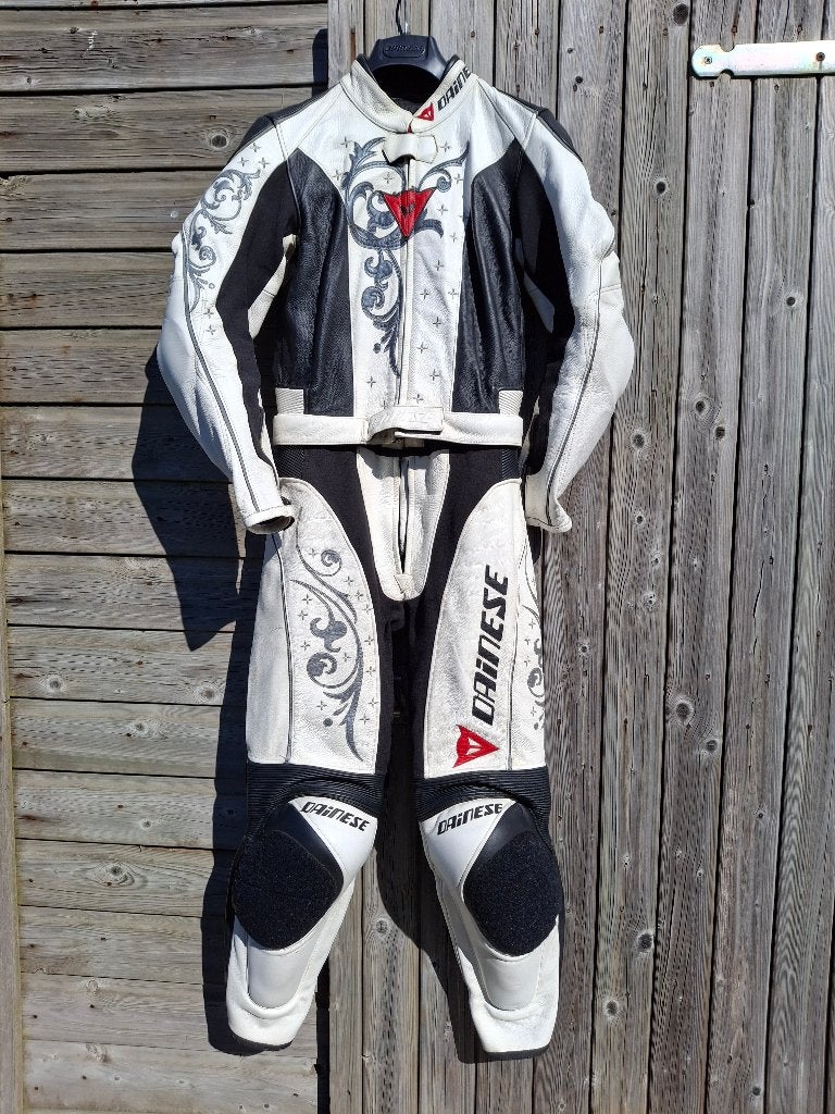 Dainese Yu Lady leren dames combipak motorpak Mt 34 / 36, Dainese, Combipak, Ophalen of Verzenden, Dames