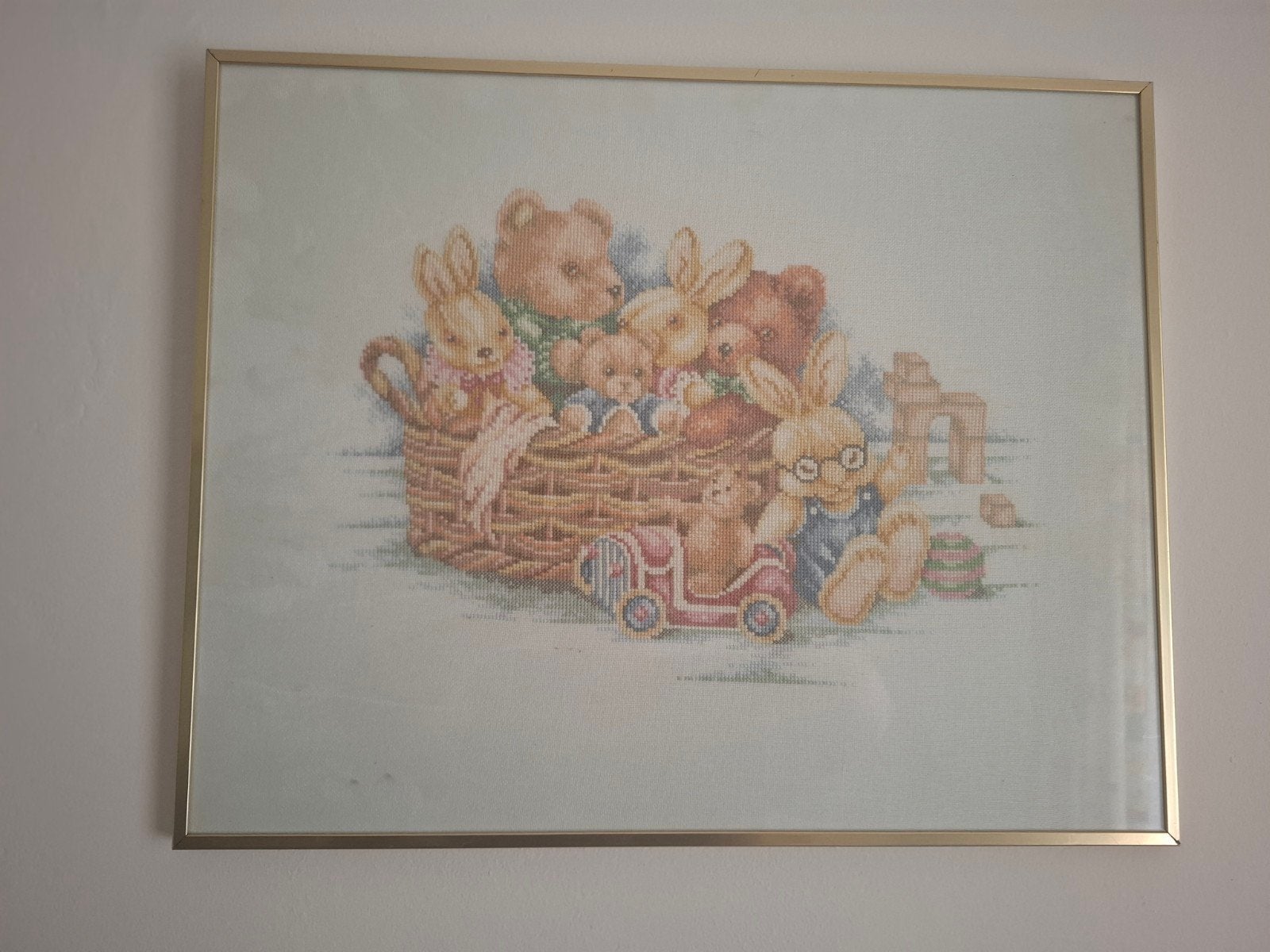 schilderij, Ophalen, Nieuw, Handborduren, Overige typen