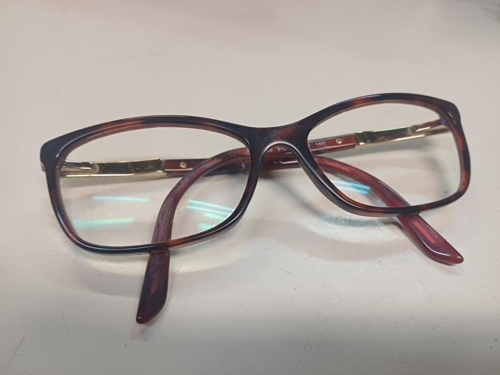 Versace 3186 Dames Bril - Bruin/Goud, Ophalen of Verzenden, Bruin, Bril, Overige merken