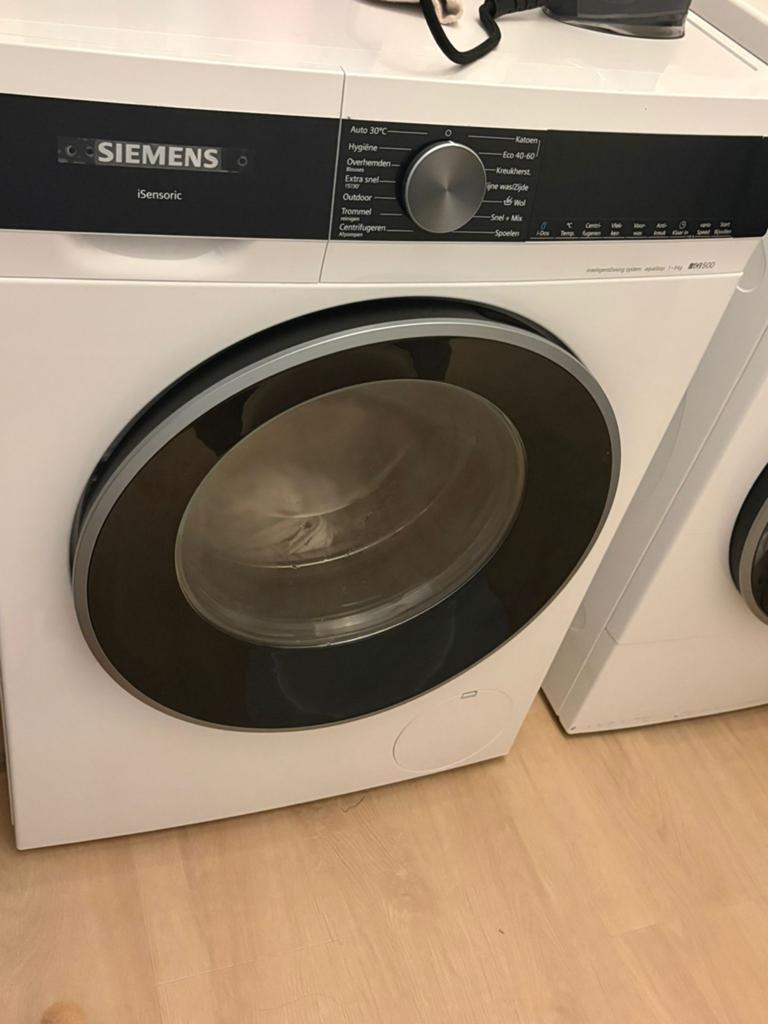 Siemens Wasmachine en Droger Set, 1200 tot 1600 toeren, Gebruikt, 8 tot 10 kg, Ophalen of Verzenden