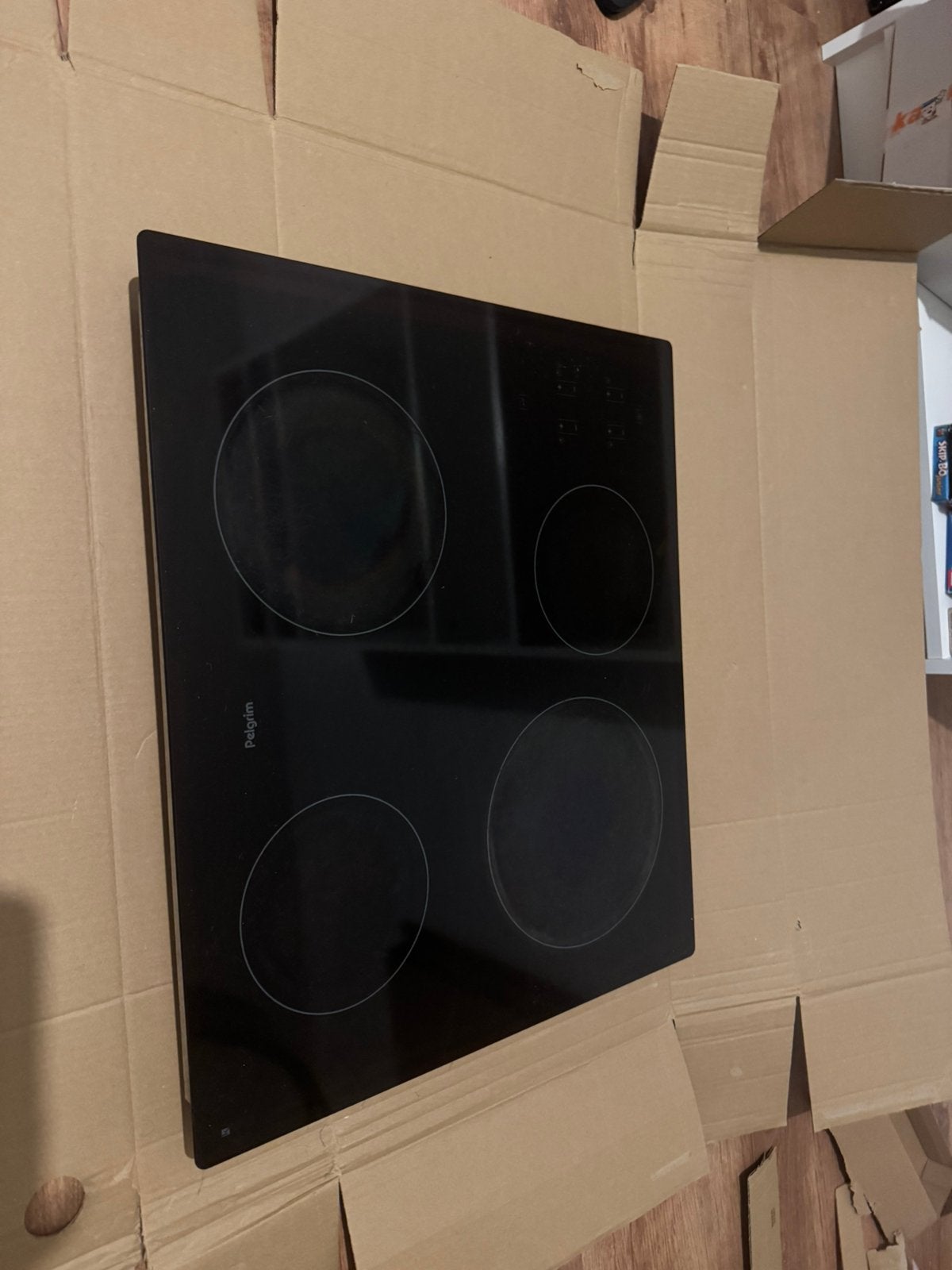 Pelgrim elektrische kookplaat - 4 kookzones, Witgoed en Apparatuur, Kookplaten, Zo goed als nieuw, Inbouw, Elektrisch, 4 kookzones