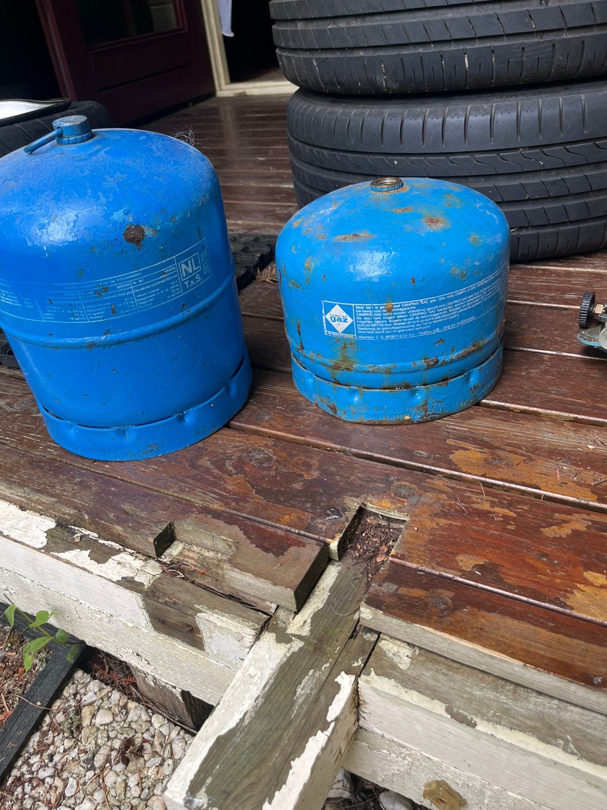 Campingaz 904 gasfles (25% gevuld) gas, Ophalen of Verzenden, Zo goed als nieuw
