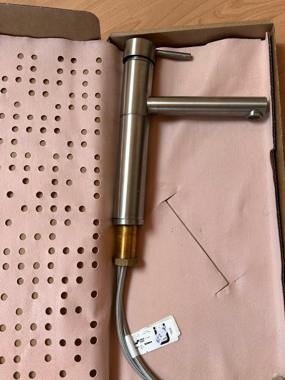 Ikea keuken mengkraan, Doe-het-zelf en Verbouw, Sanitair, Ophalen, Gebruikt, Rvs, Kraan