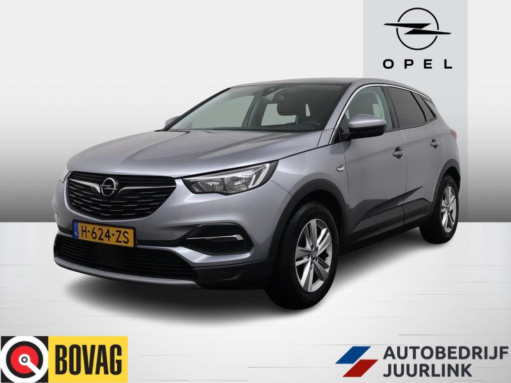 Opel Grandland X 1.2T 130PK Automaat Nav/Camera/Trekhaak/AGR, Auto's, 1199 cc, Leder en Stof, Origineel Nederlands, 3 cilinders