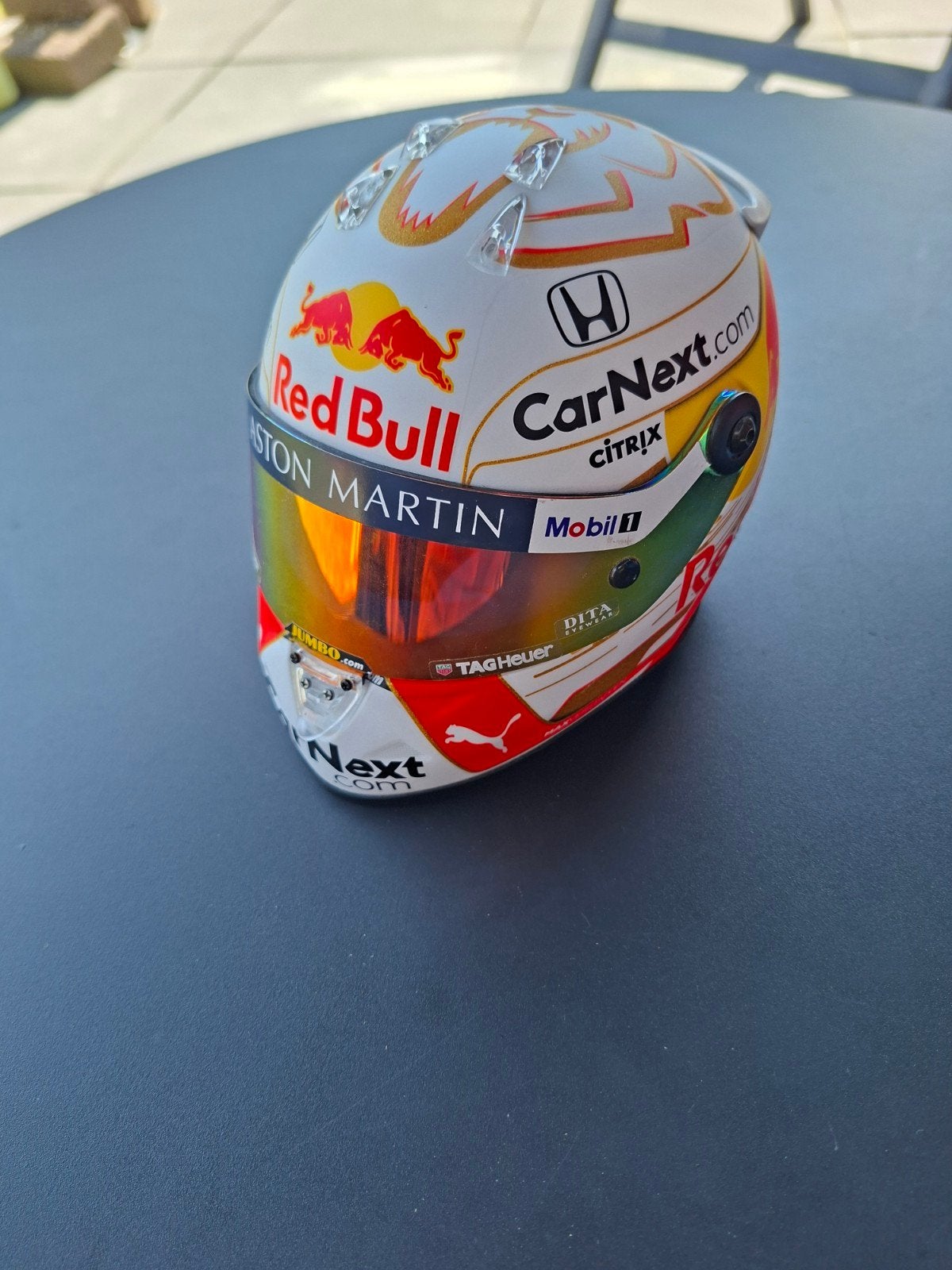 Max verstappen mini helm 2020, Ophalen, Zo goed als nieuw, Formule 1
