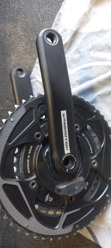 Hollogram SI crankstel incl powermeter, Gebruikt, Ophalen of Verzenden, Aluminium, Racefiets