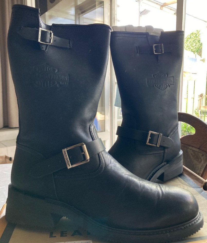 Harley-Davidson 11” Engineer Boots HDM29412, Ophalen, Zo goed als nieuw, Zwart, Boots